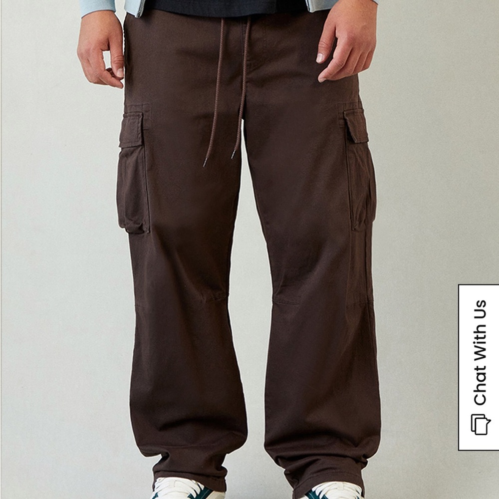 PACSUN Men's L Brown Cargo Pants NWT